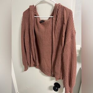 SHEIN knit sweater/jacket. Zip up